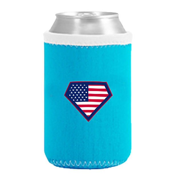 Patriot Superman  Koozie/Coolie