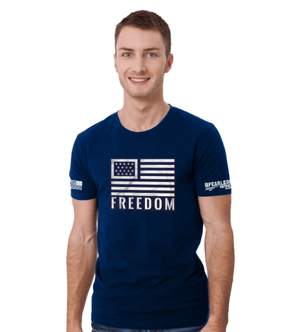 Freedom Flag Short Sleeve T-Shirt - Image 4