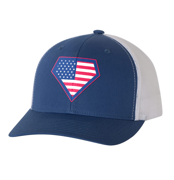 Patriot Superman Retro Trucker Cap