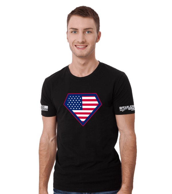 Patriot Superman Men's Short Sleeve T-Shirt - Image 4