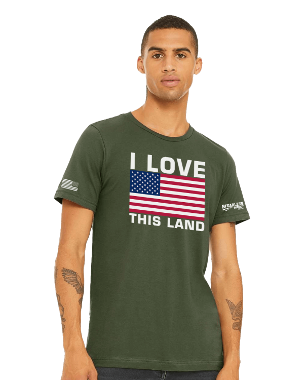 I Love This Land Tshirt - Image 4